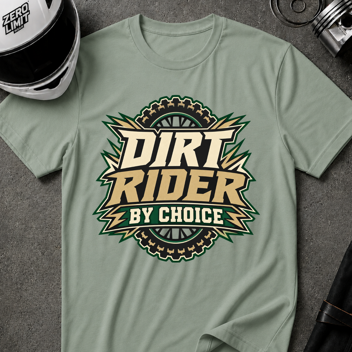 DIRT RIDER BY CHOICE T-SHIRT