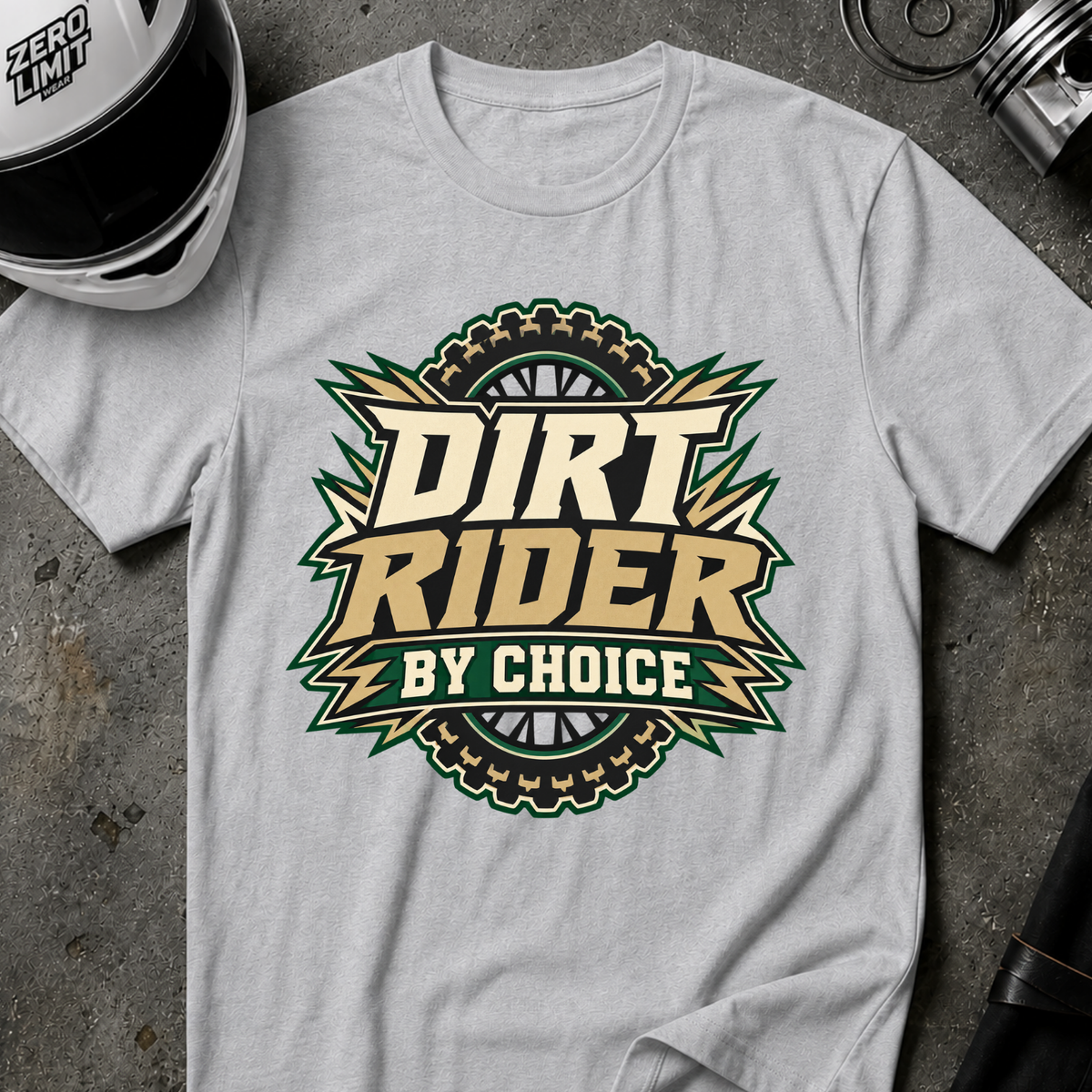 DIRT RIDER BY CHOICE T-SHIRT