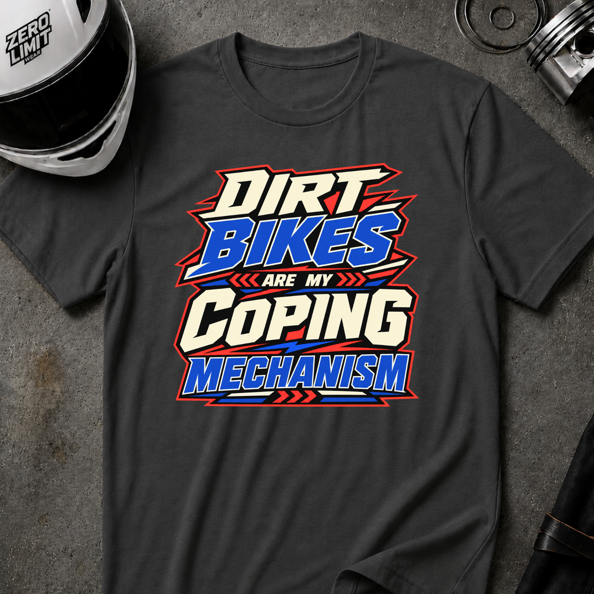BIKES ARE MY COPING MECHANISM T-SHIRT