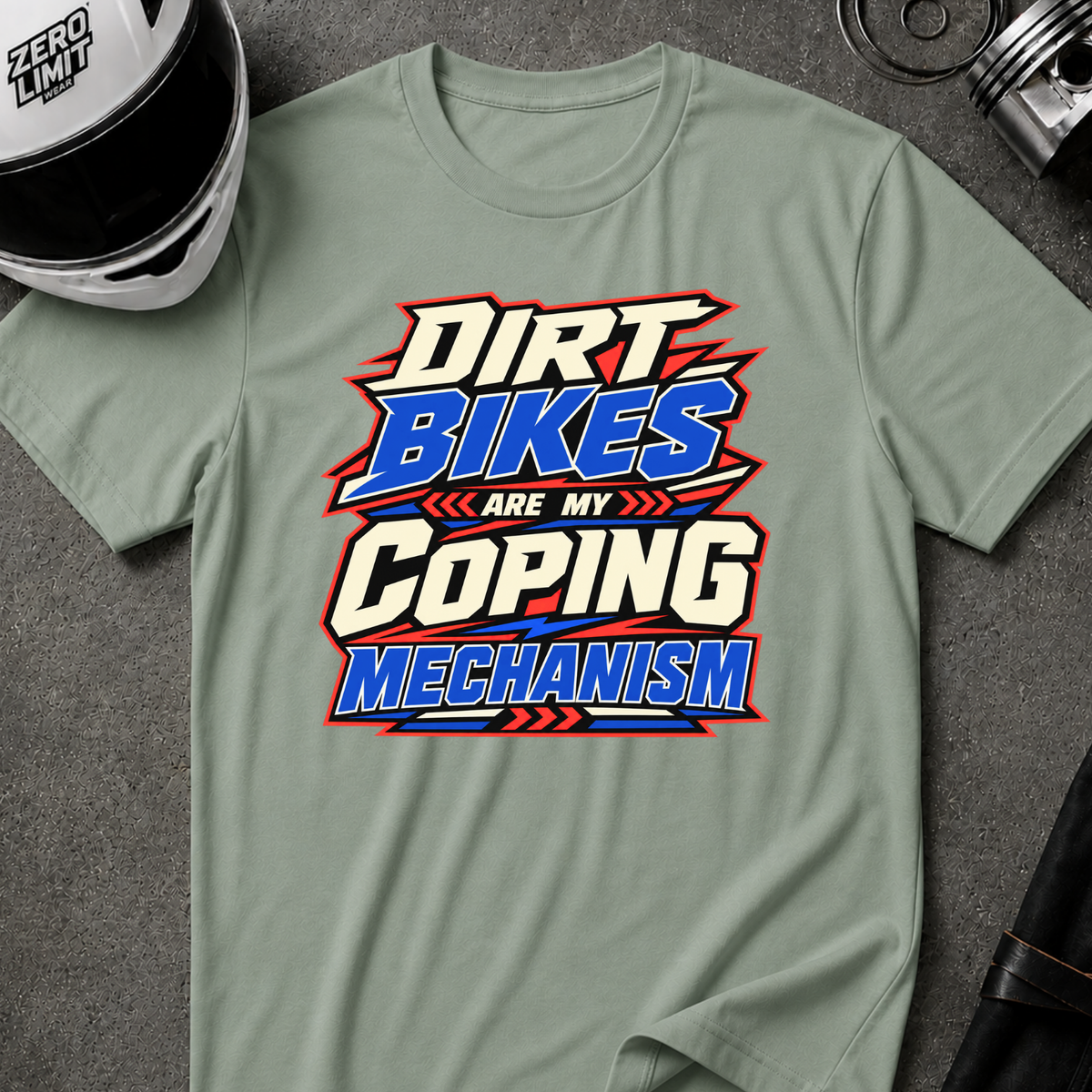 BIKES ARE MY COPING MECHANISM T-SHIRT
