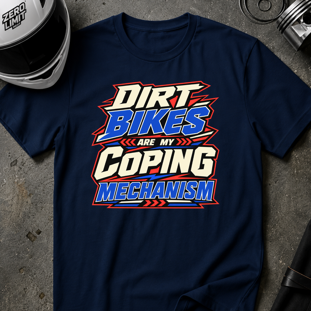 BIKES ARE MY COPING MECHANISM T-SHIRT