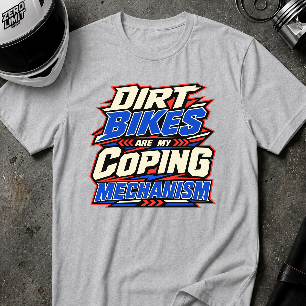BIKES ARE MY COPING MECHANISM T-SHIRT