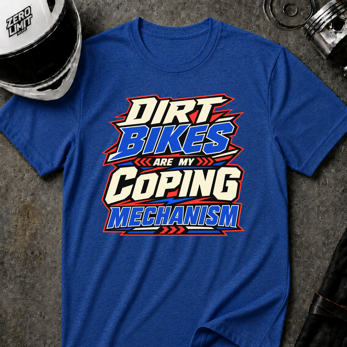 BIKES ARE MY COPING MECHANISM T-SHIRT