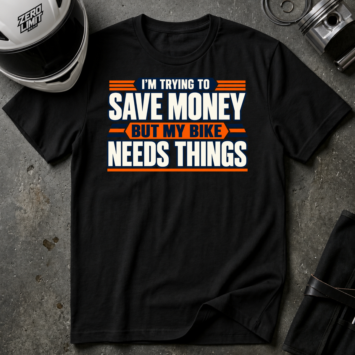 BIKE NEEDS THINGS T-SHIRT