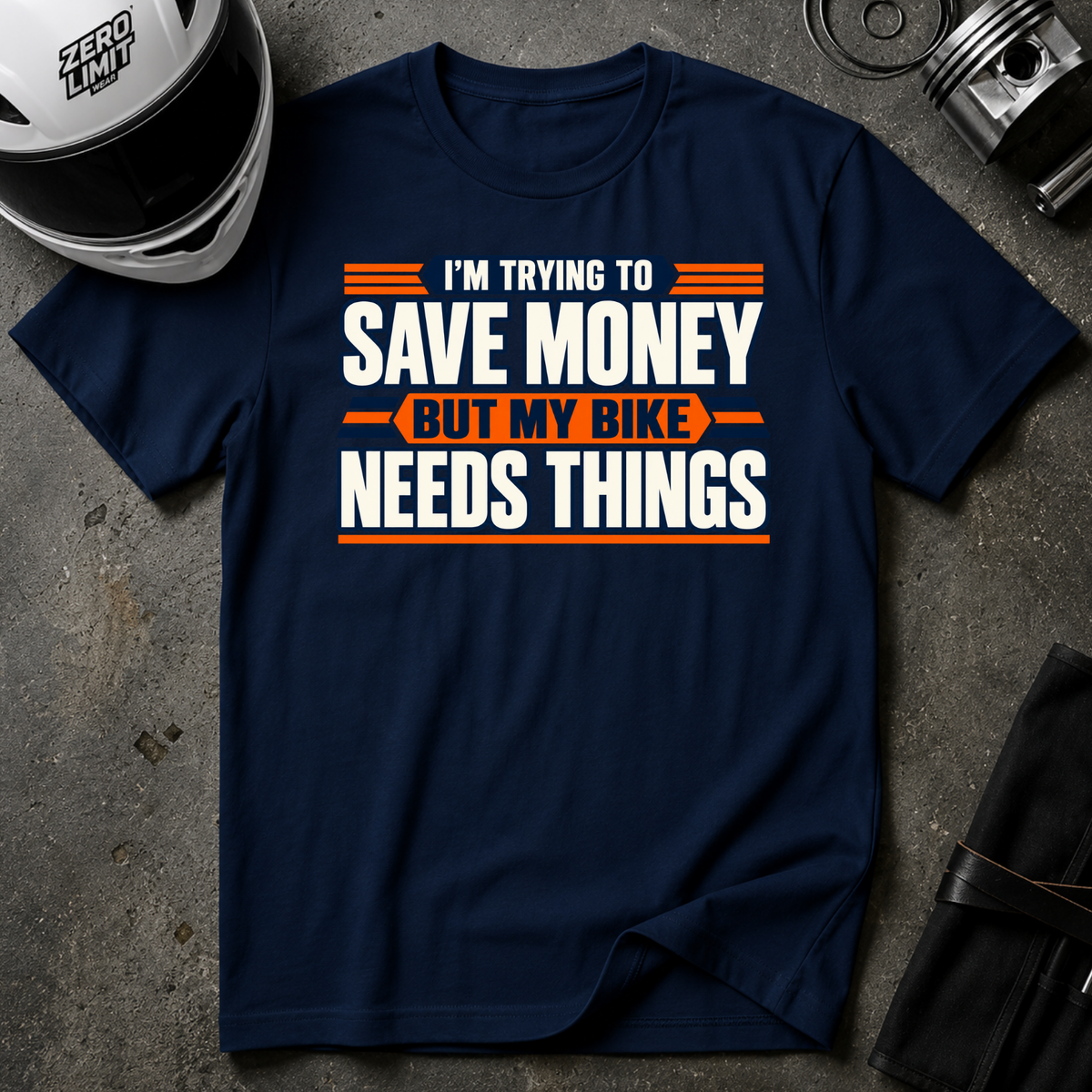 BIKE NEEDS THINGS T-SHIRT