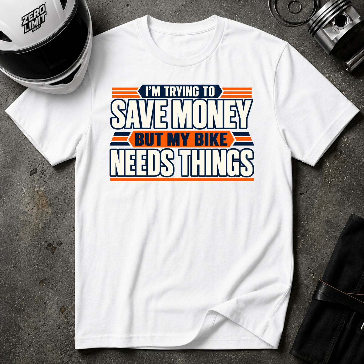 BIKE NEEDS THINGS T-SHIRT