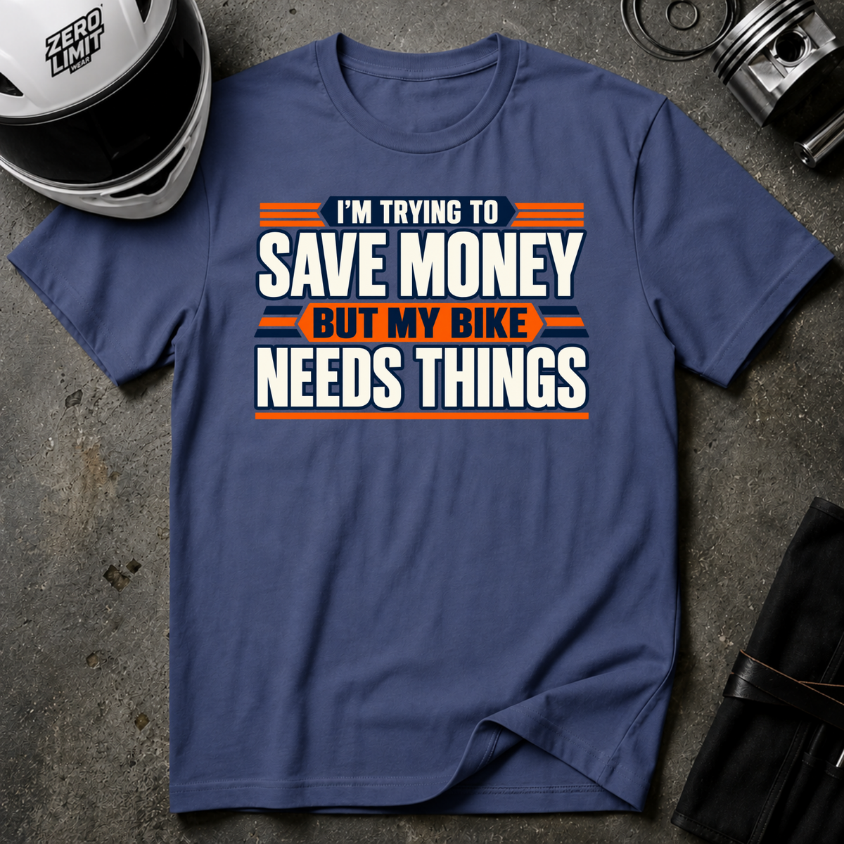 BIKE NEEDS THINGS T-SHIRT