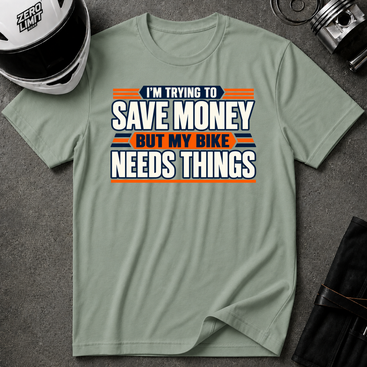BIKE NEEDS THINGS T-SHIRT