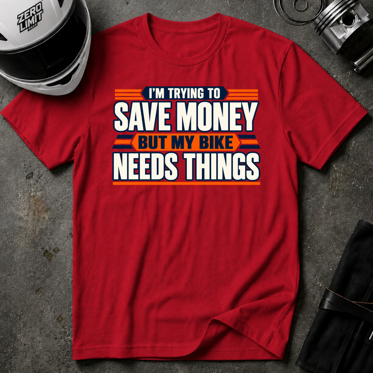 BIKE NEEDS THINGS T-SHIRT