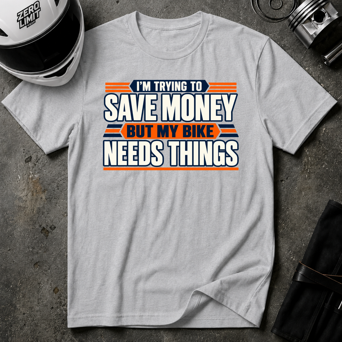 BIKE NEEDS THINGS T-SHIRT
