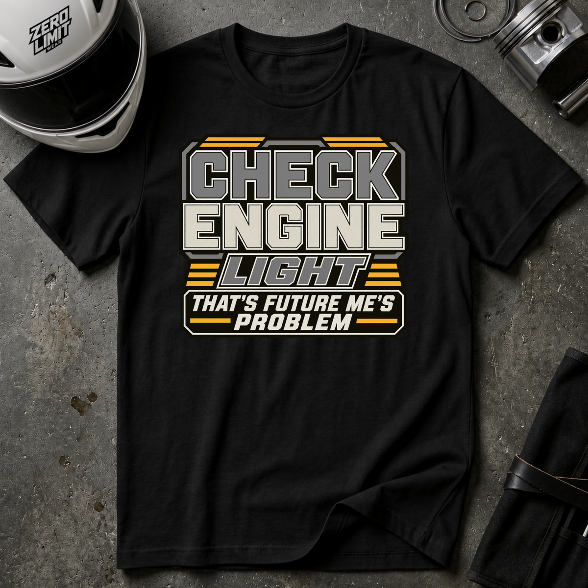 CHECK ENGINE LIGHT T-SHIRT