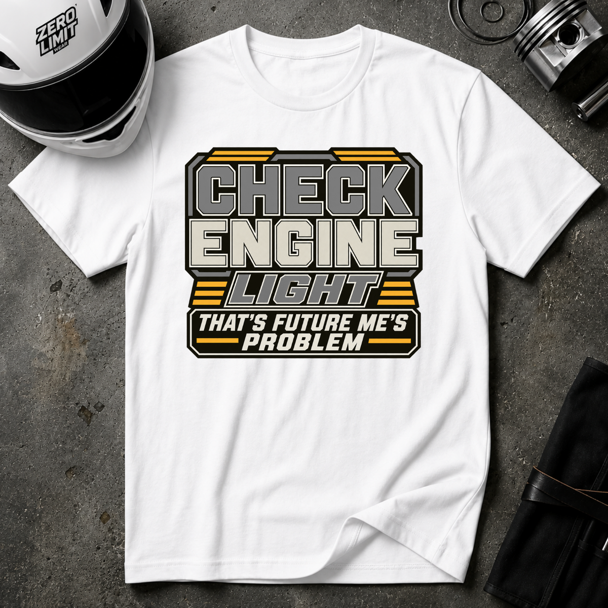 CHECK ENGINE LIGHT T-SHIRT