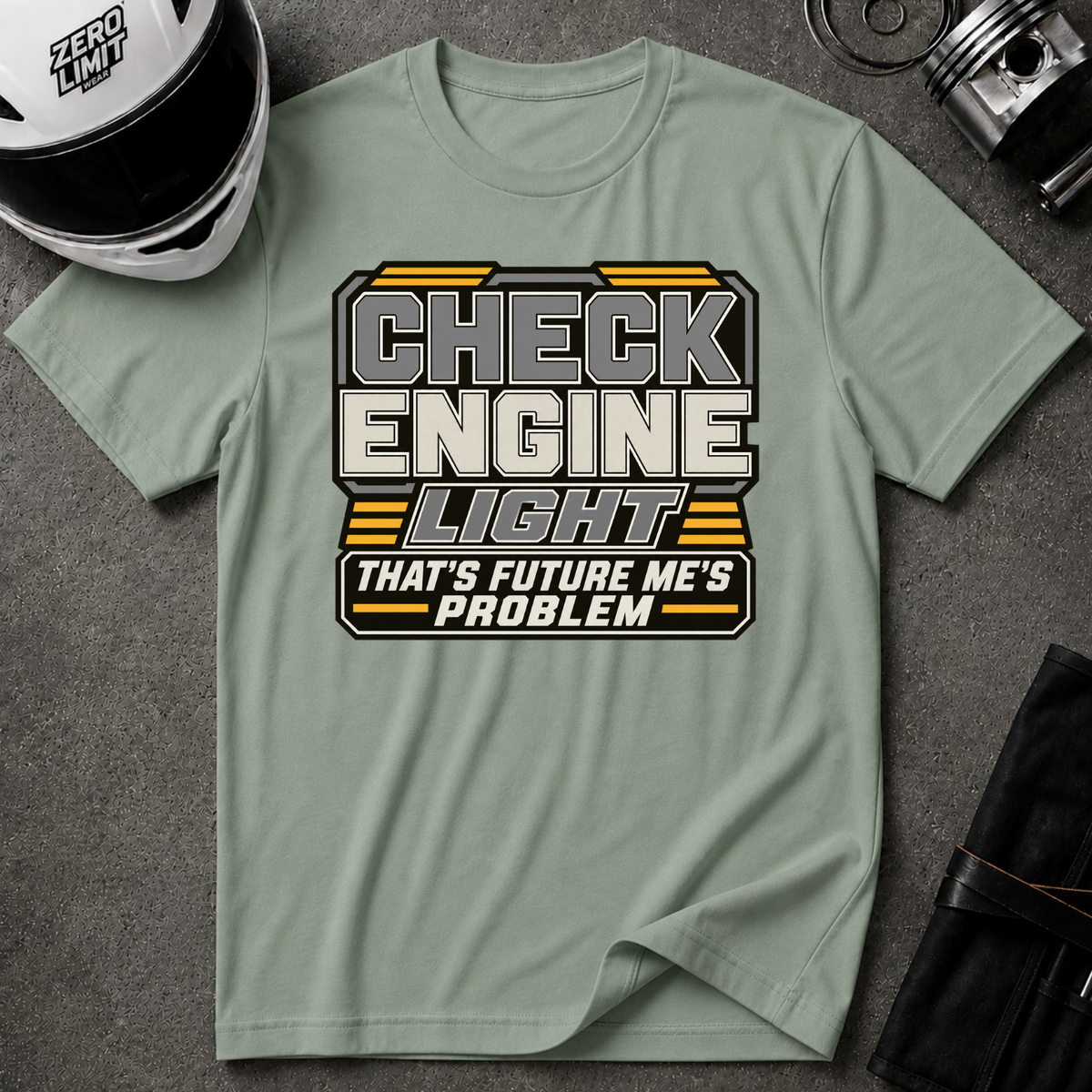 CHECK ENGINE LIGHT T-SHIRT