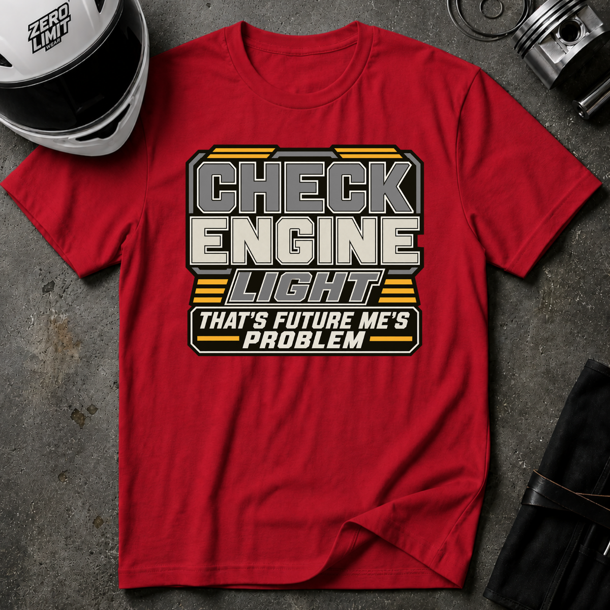 CHECK ENGINE LIGHT T-SHIRT