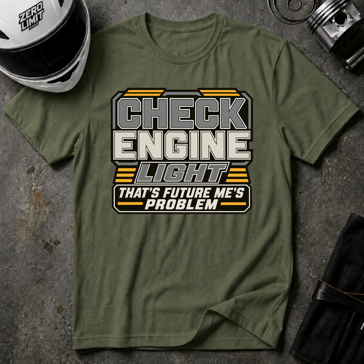 CHECK ENGINE LIGHT T-SHIRT
