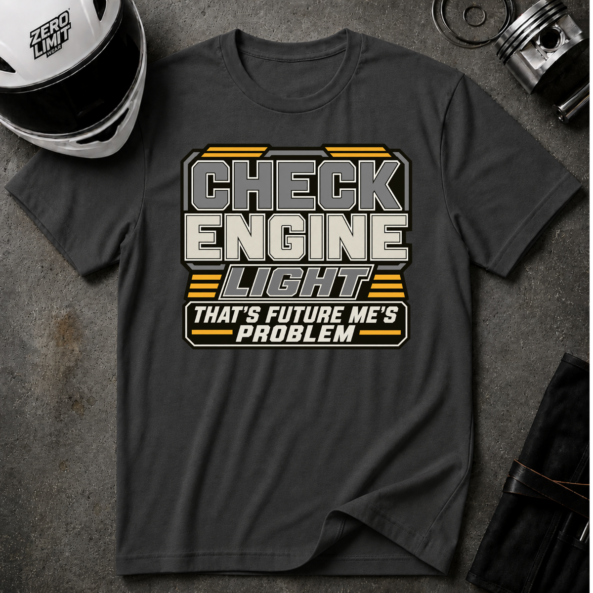 CHECK ENGINE LIGHT T-SHIRT