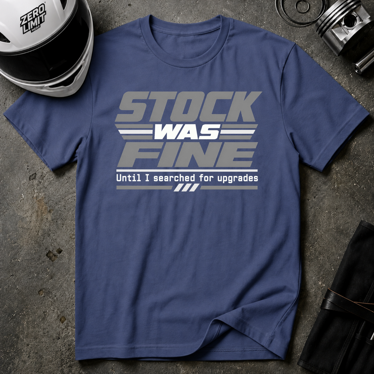 STOCK FINE UNTIL... T-SHIRT