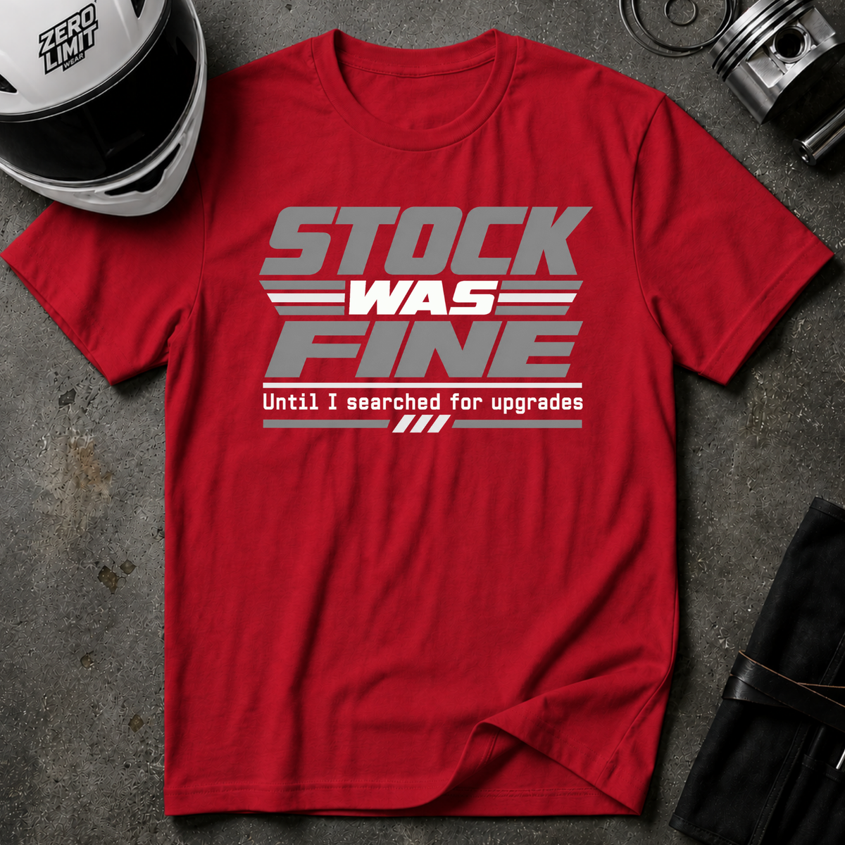 STOCK FINE UNTIL... T-SHIRT