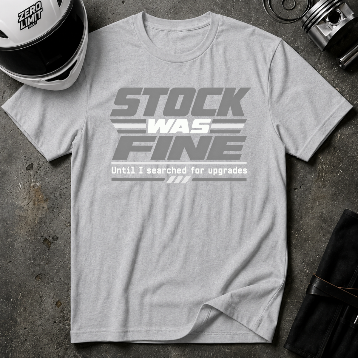 STOCK FINE UNTIL... T-SHIRT