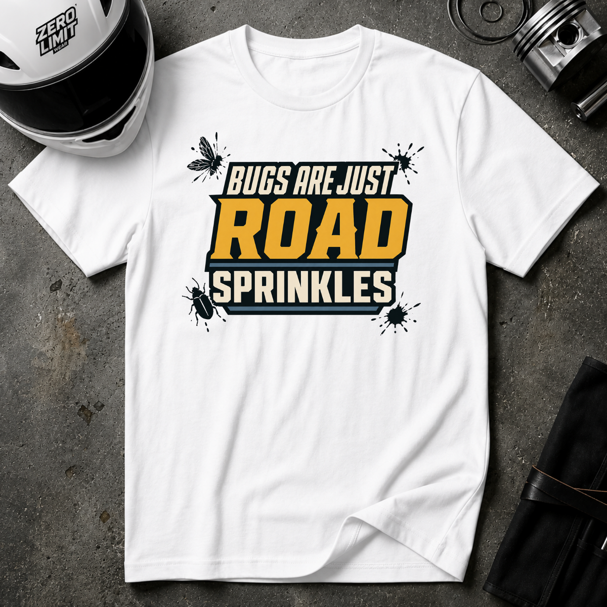 BUGS ARE ROAD SPRINKLES T-SHIRT
