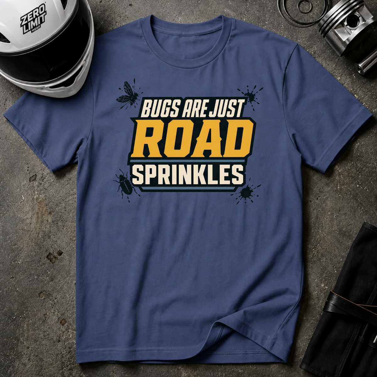 BUGS ARE ROAD SPRINKLES T-SHIRT