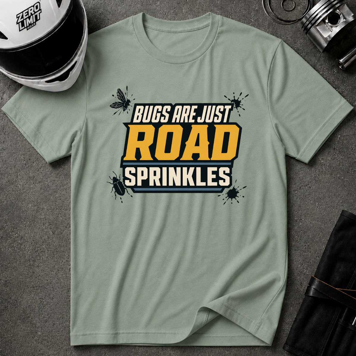 BUGS ARE ROAD SPRINKLES T-SHIRT