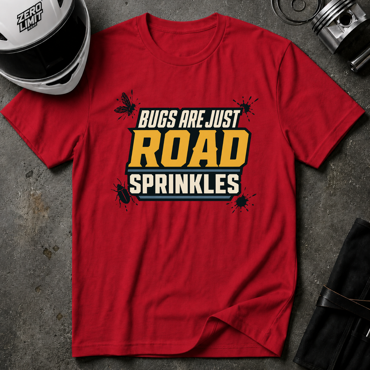 BUGS ARE ROAD SPRINKLES T-SHIRT