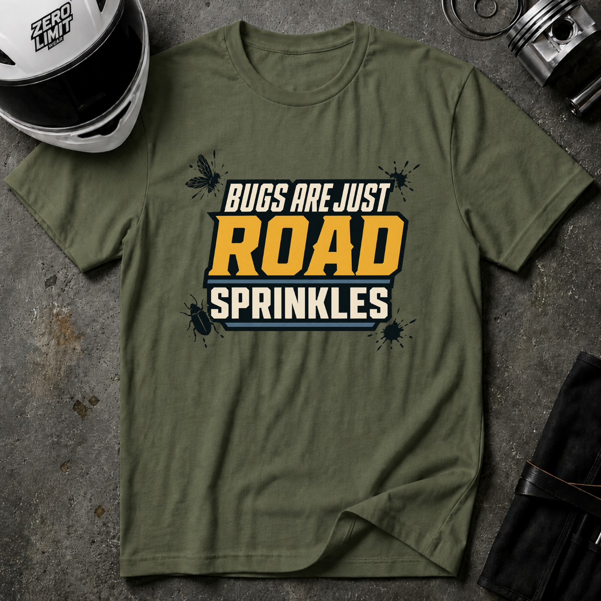 BUGS ARE ROAD SPRINKLES T-SHIRT
