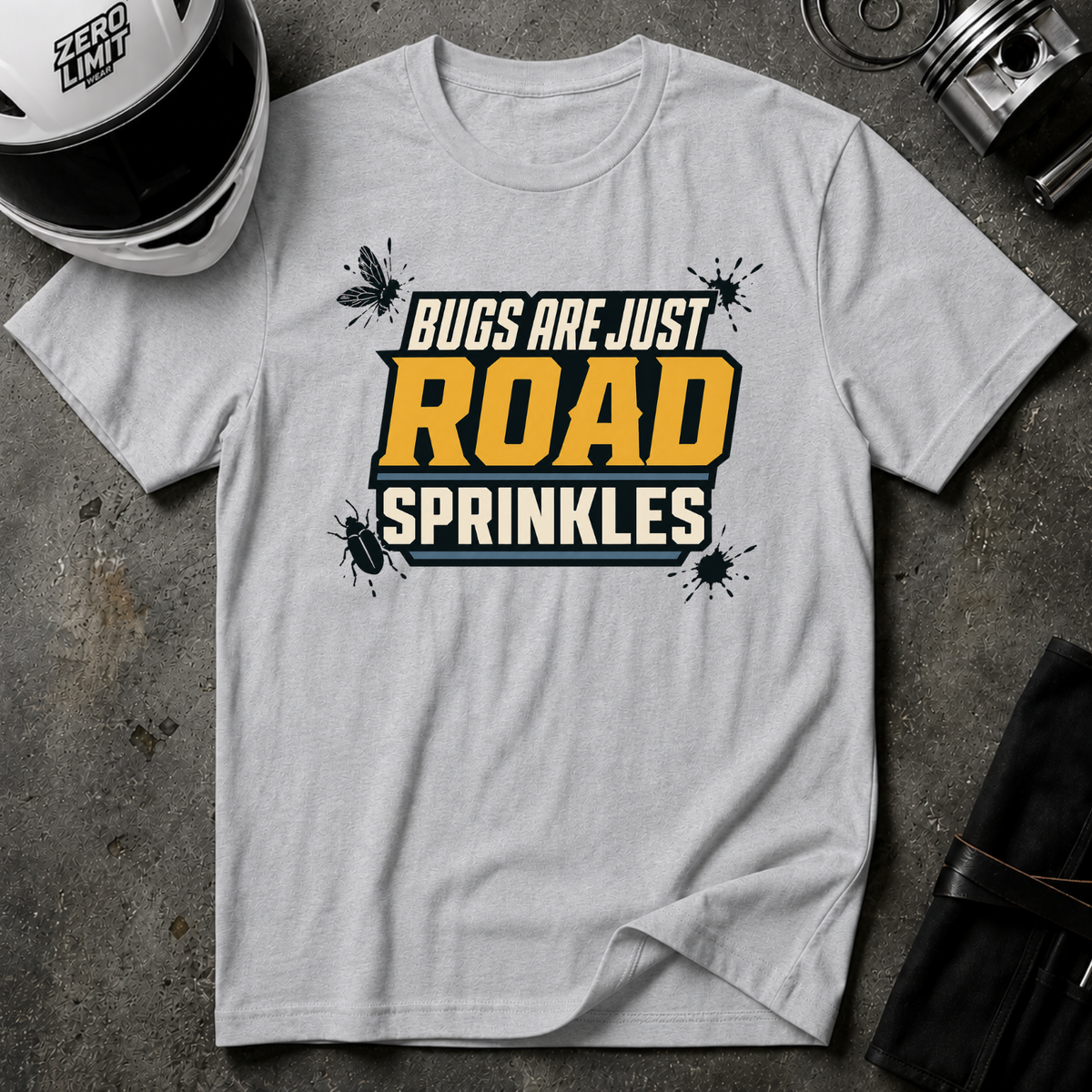 BUGS ARE ROAD SPRINKLES T-SHIRT
