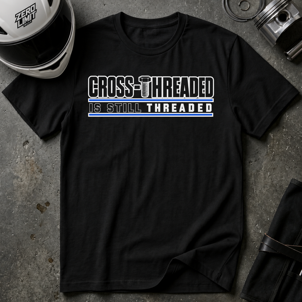 CROSS-THREADED T-SHIRT