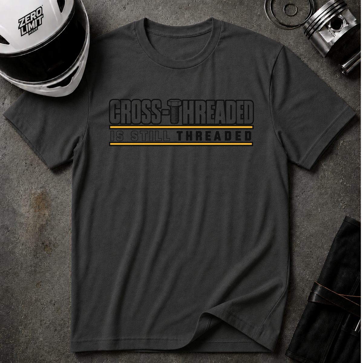 CROSS-THREADED T-SHIRT
