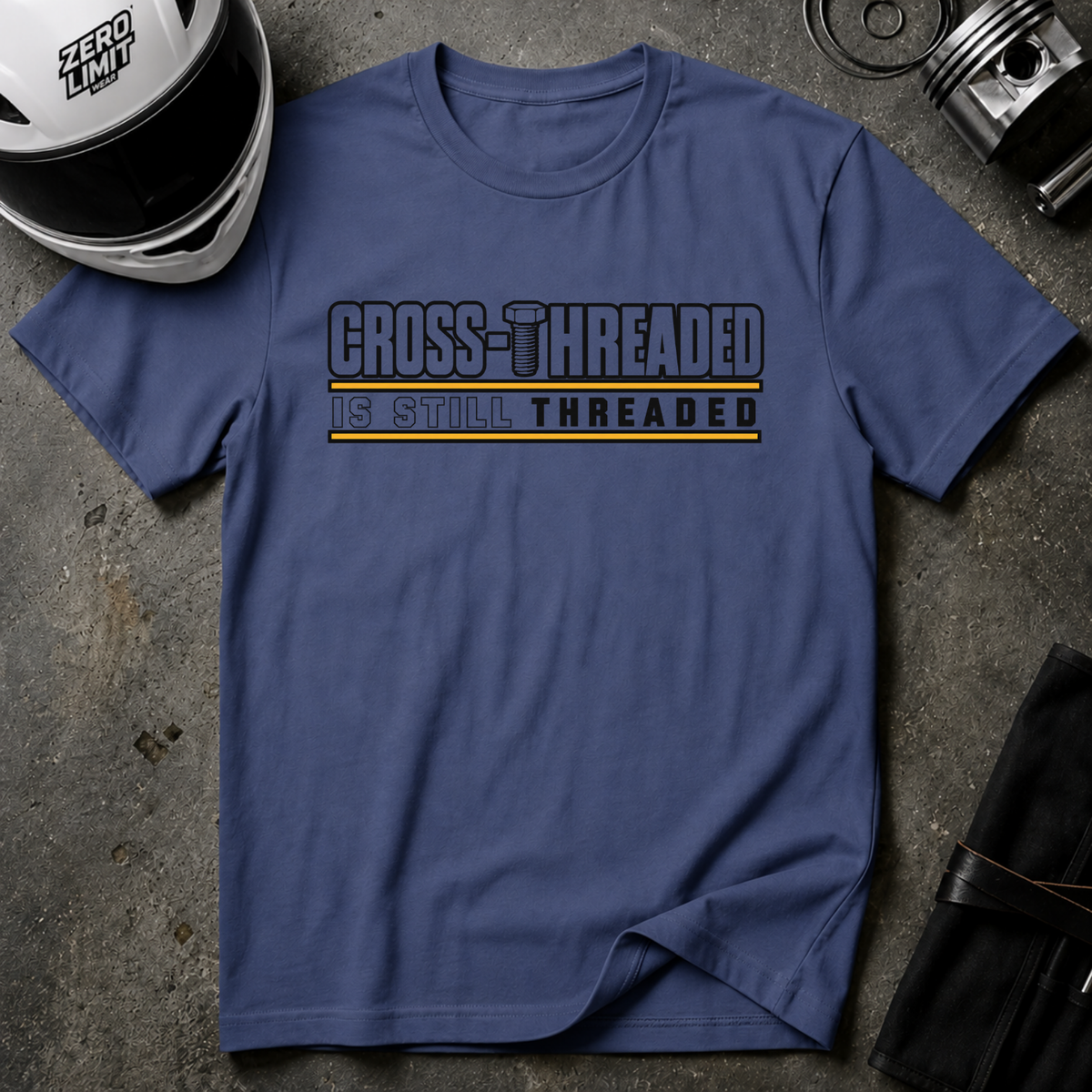 CROSS-THREADED T-SHIRT