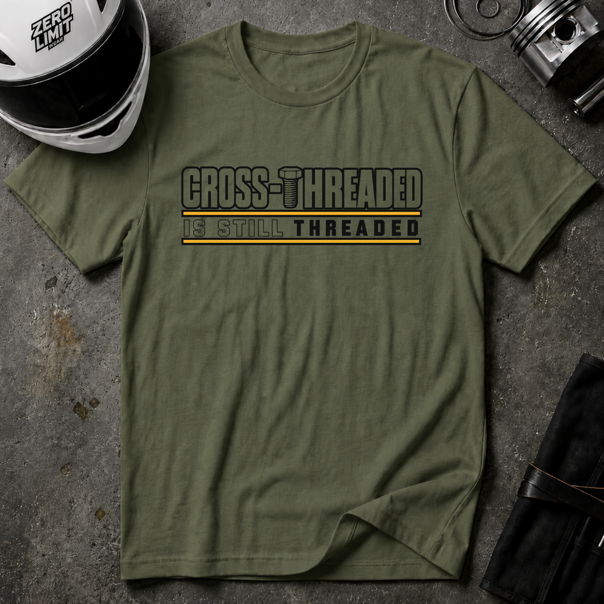 CROSS-THREADED T-SHIRT
