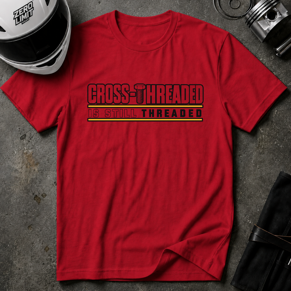 CROSS-THREADED T-SHIRT