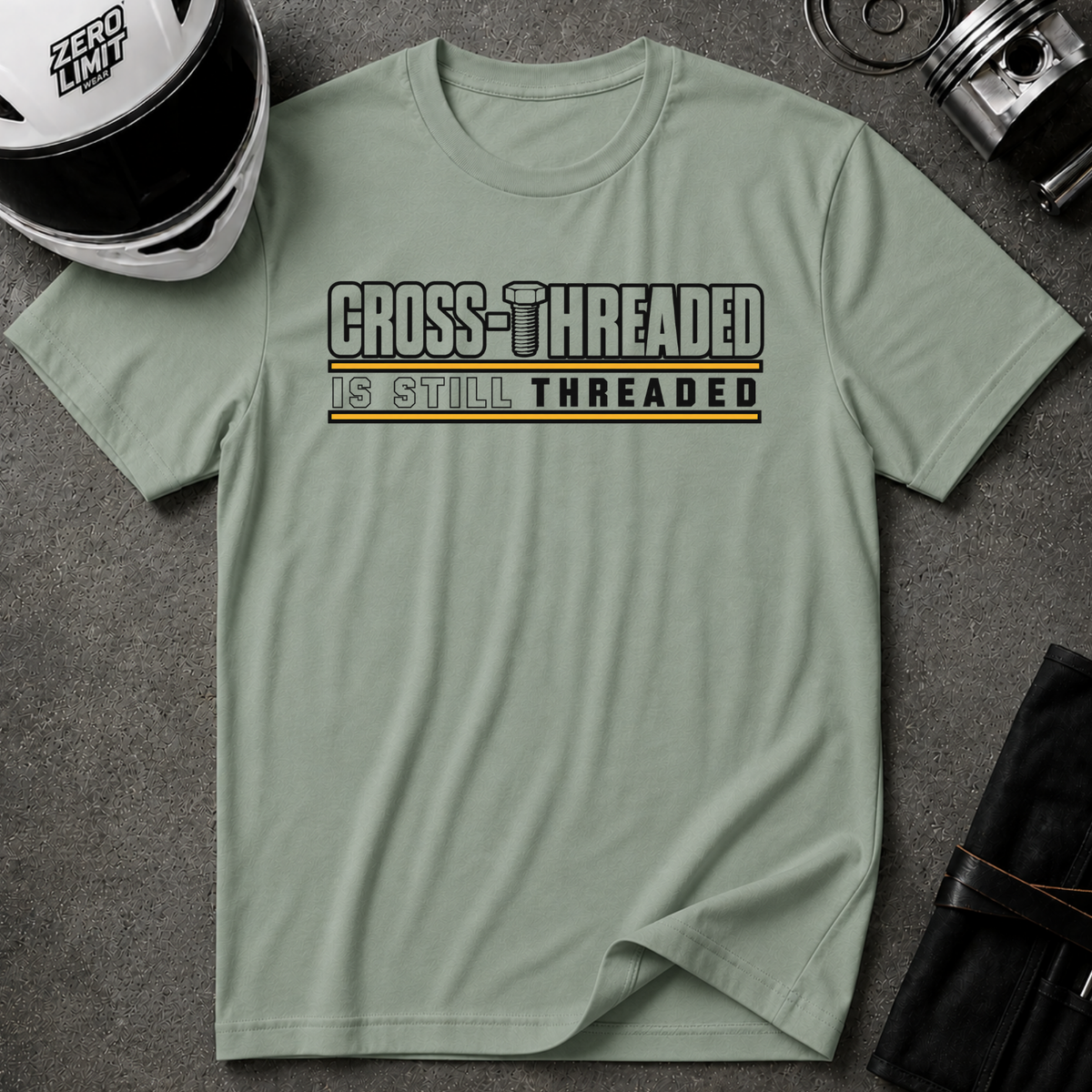 CROSS-THREADED T-SHIRT