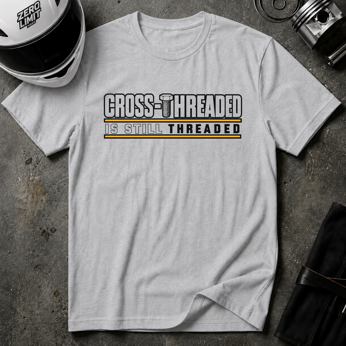 CROSS-THREADED T-SHIRT
