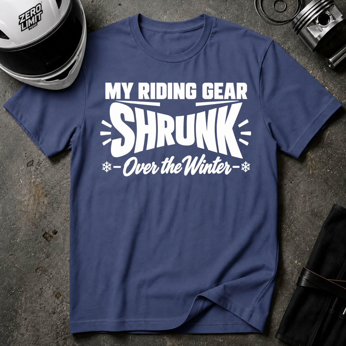 RIDING GEAR SHRUNK T-SHIRT