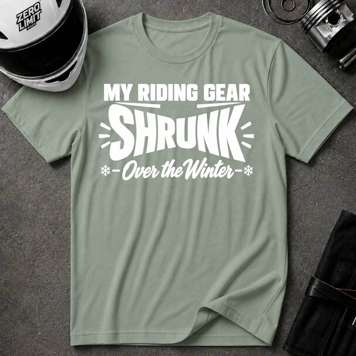 RIDING GEAR SHRUNK T-SHIRT