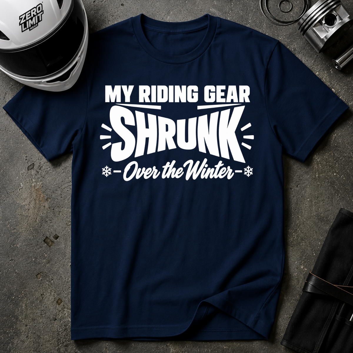 RIDING GEAR SHRUNK T-SHIRT