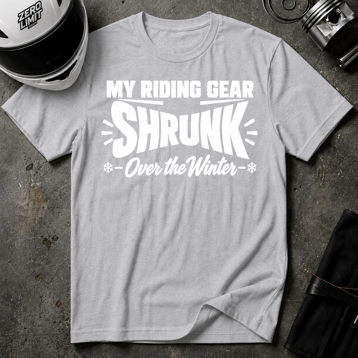 RIDING GEAR SHRUNK T-SHIRT