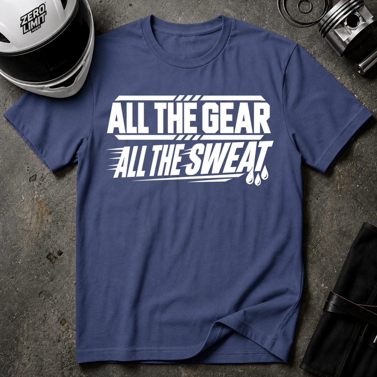 ALL GEAR, ALL SWEAT T-SHIRT