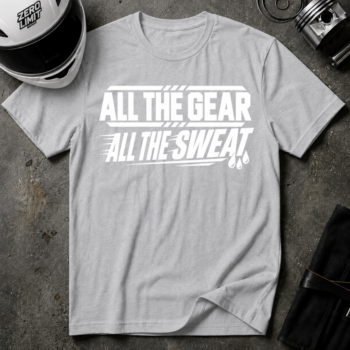 ALL GEAR, ALL SWEAT T-SHIRT