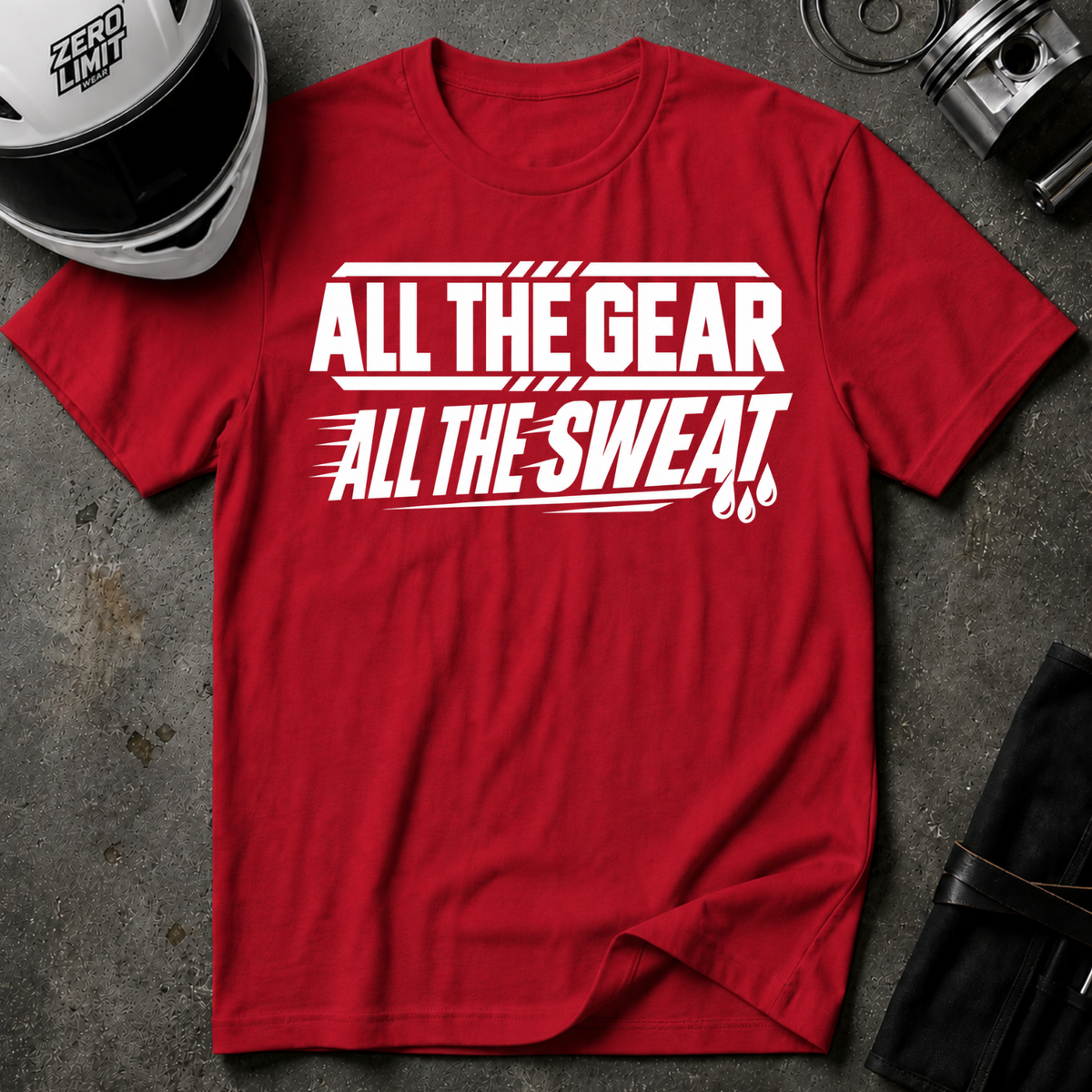 ALL GEAR, ALL SWEAT T-SHIRT