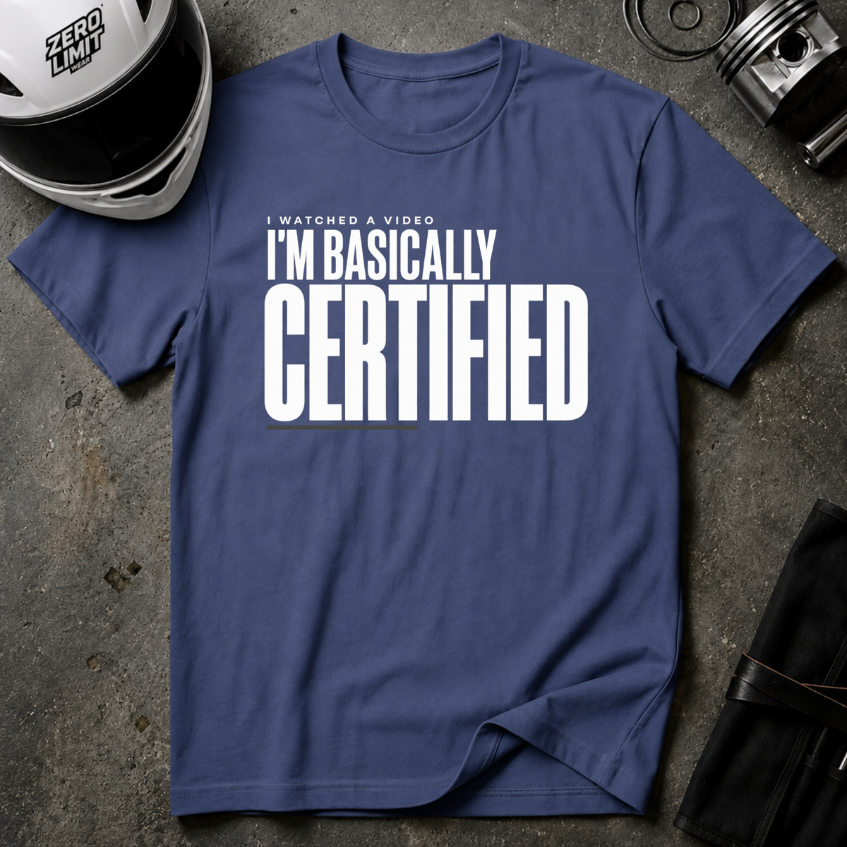 BASICALLY CERTIFIED T-SHIRT