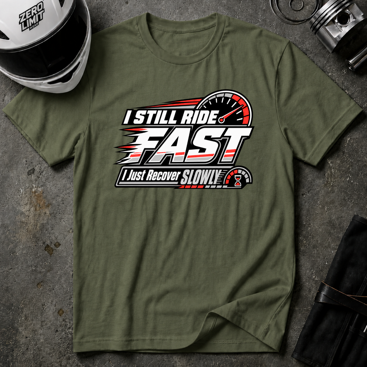 RIDE FAST RECOVER SLOWLY T-SHIRT