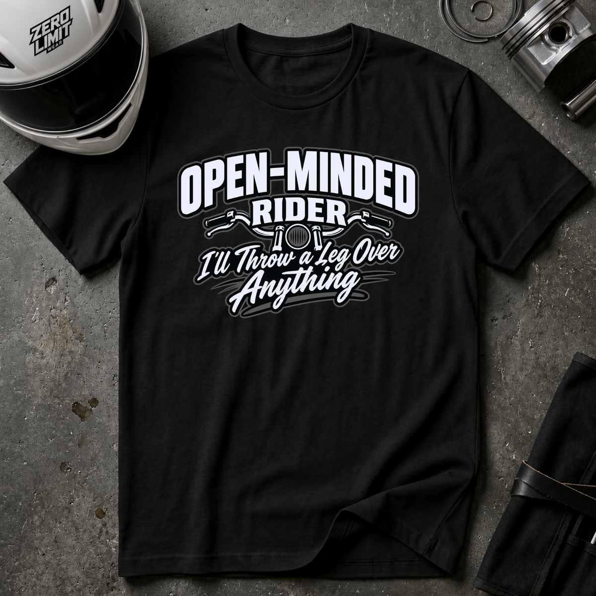 OPEN MINDED RIDER T-SHIRT