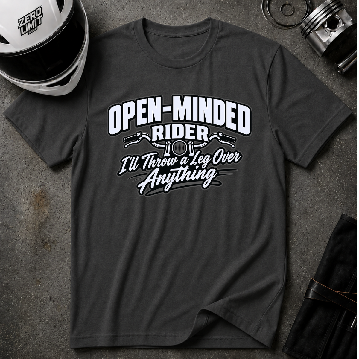 OPEN MINDED RIDER T-SHIRT