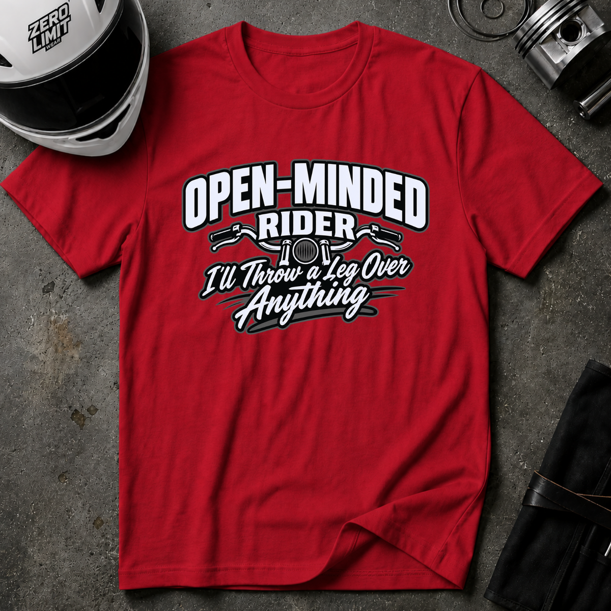 OPEN MINDED RIDER T-SHIRT
