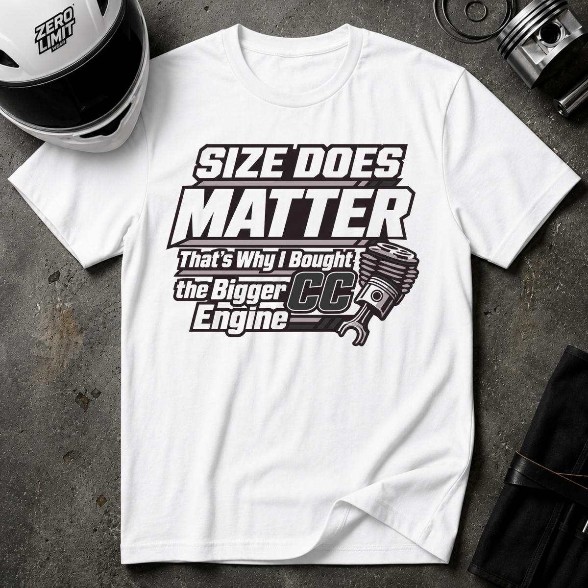 SIZE DOES MATTER T-SHIRT