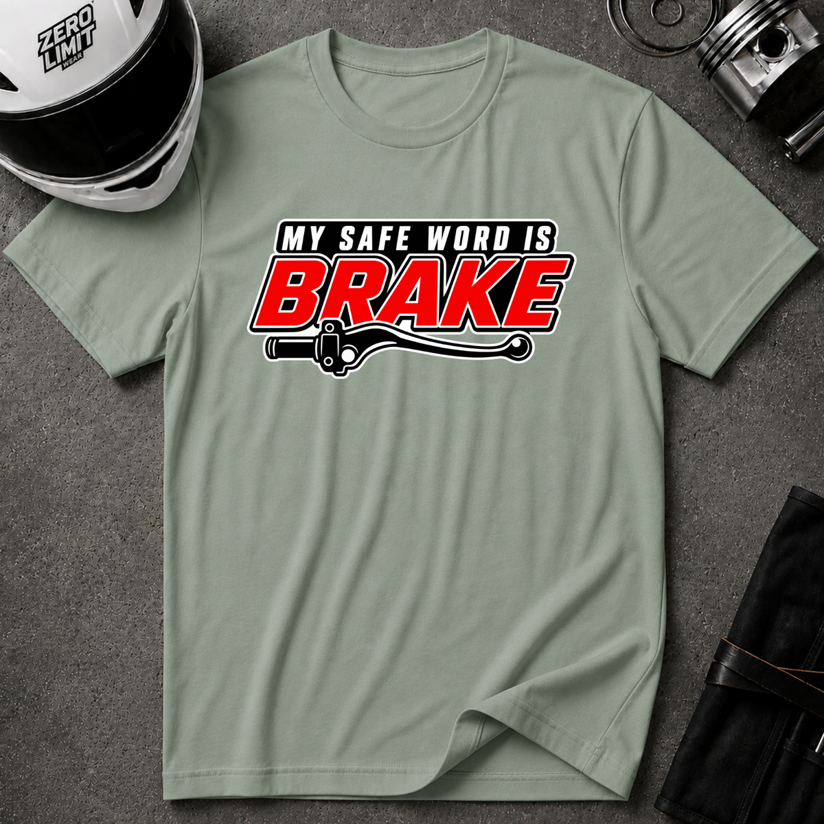 BRAKE IS THE SAFE WORD T-SHIRT